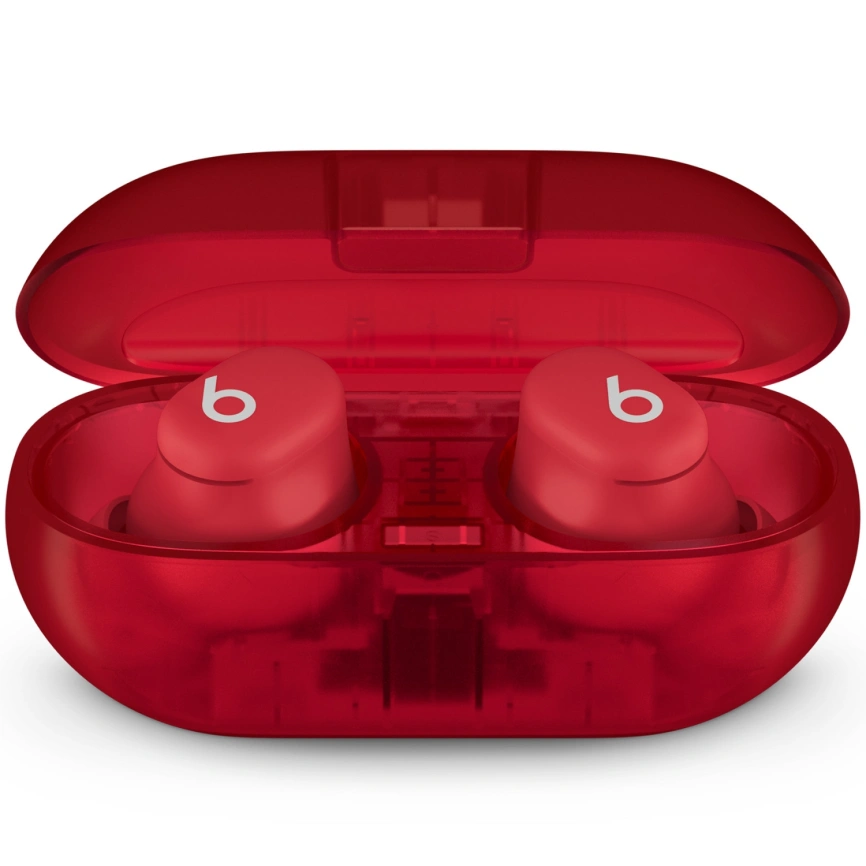 наушники beats solo true wireless buds transparent red наушники beats solo true wireless buds transparent red