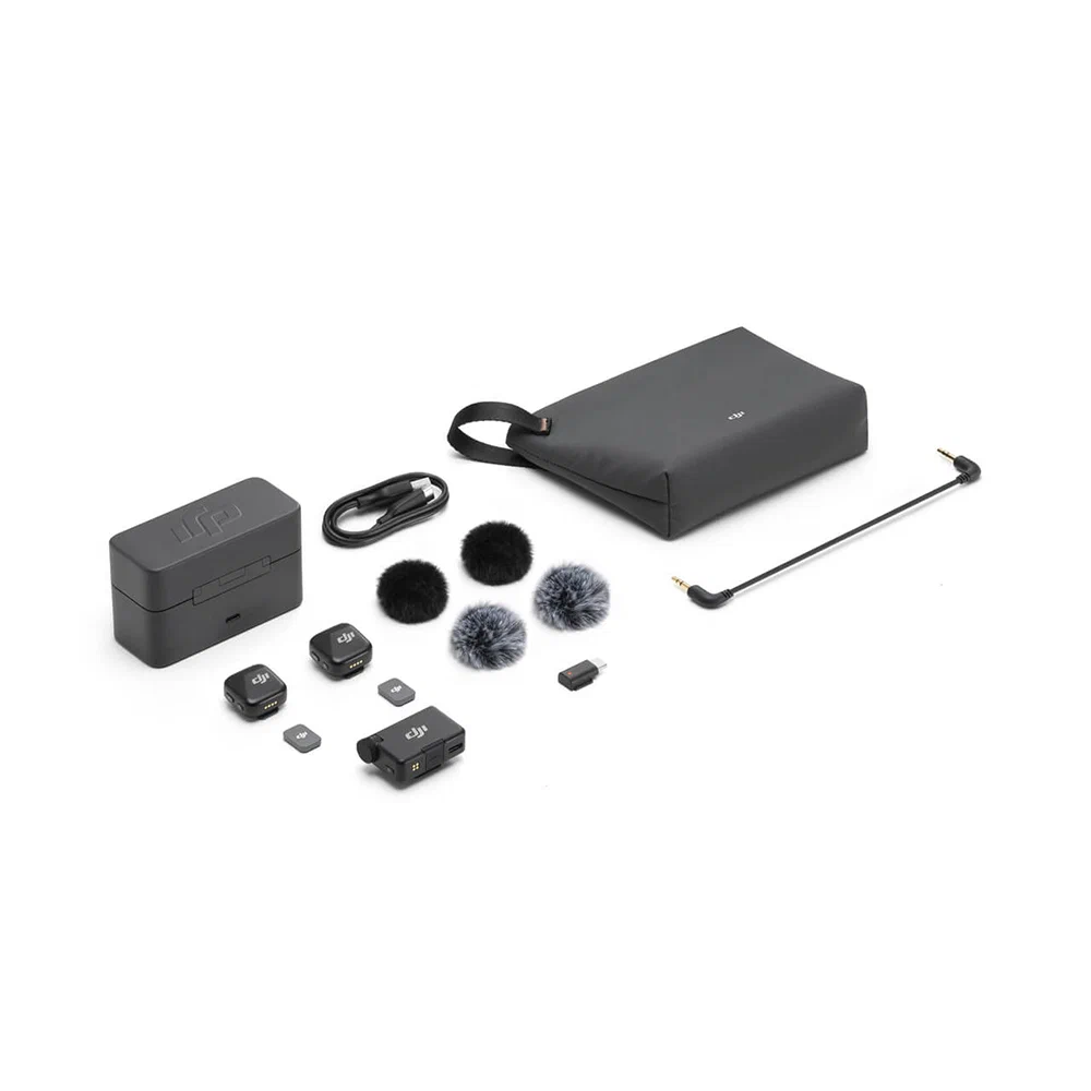 беспроводной микрофон dji mic mini (2 tx + rx + charging case) беспроводной микрофон dji mic mini (2 tx + rx + charging case)