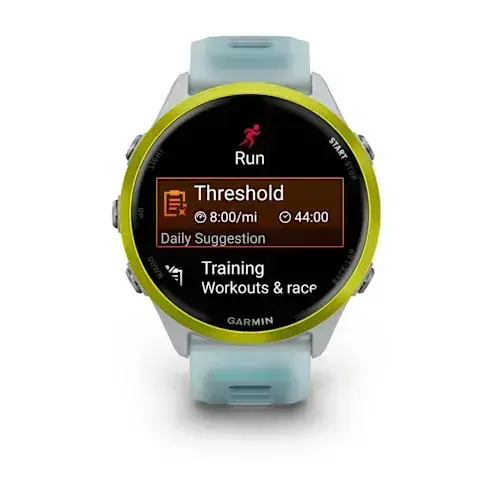 умные часы watch garmin forerunner 570 47mm yellow whitestone/turquoise 010-02971-01