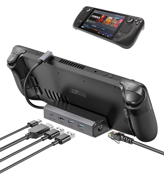 steam deck 5 in 1 usb-c docking station