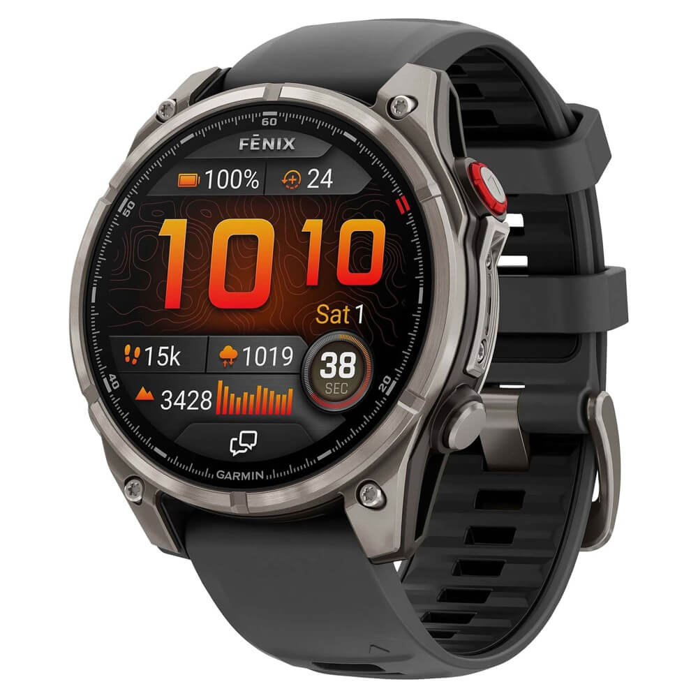 умные часы watch garmin fenix 8 pro 51mm amoled sapphire titanium graphite 010-03199-11