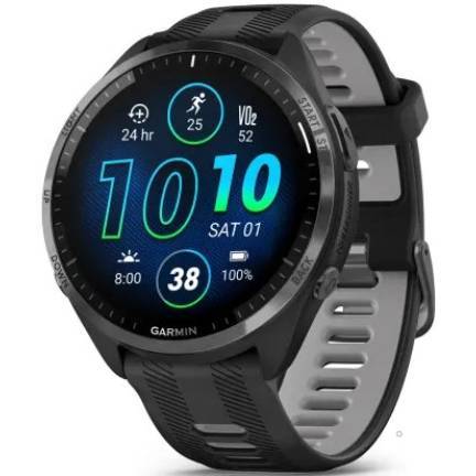 Умные часы Watch Garmin Forerunner 965 Black/Powder Gray Band 010-02809-10
