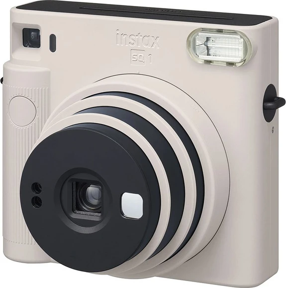 фотоаппарат моментальной печати fujifilm instax square sq1 white (+ 10 sheets) 