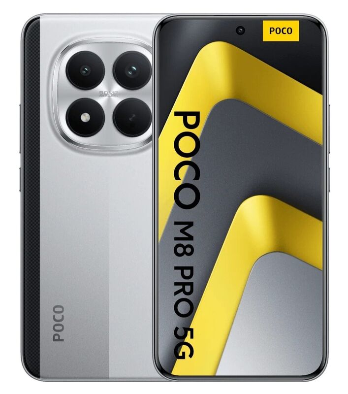 смартфон pocophone m8 pro 12/512gb серебро (silver)