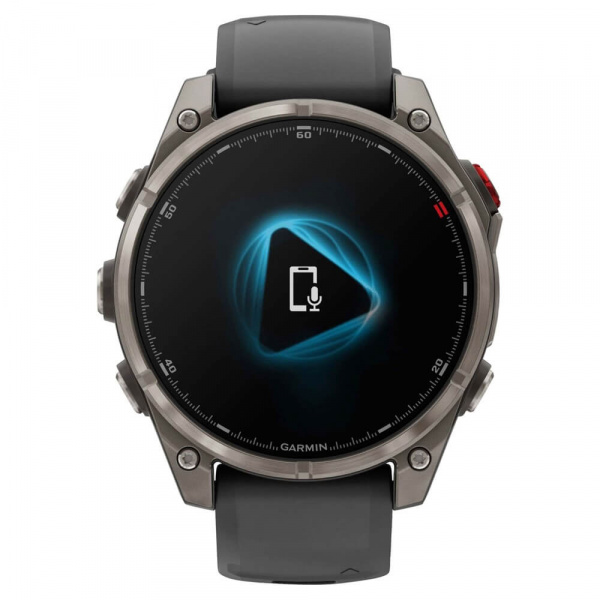 умные часы watch garmin fenix 8 pro 51mm amoled sapphire titanium graphite 010-03199-11