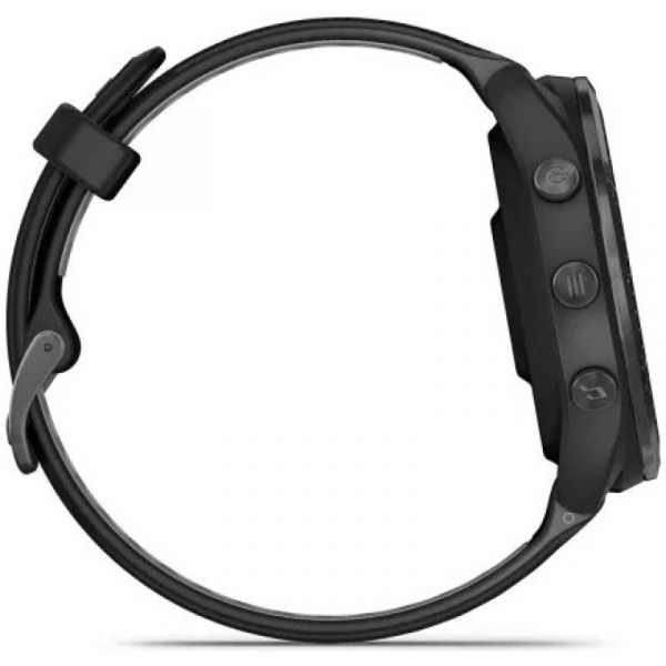 умные часы watch garmin forerunner 965 black/powder gray band 010-02809-10