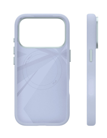 Чехол защитный VLP Aster Pro Case с MagSafe для iPhone 17 Pro, голубой
