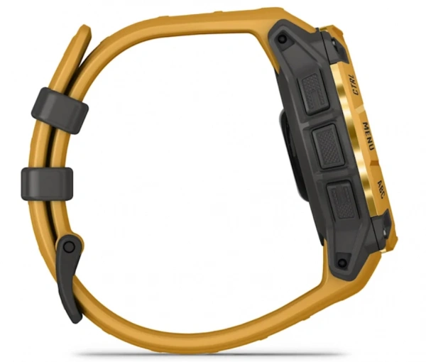 умные часы watch garmin instinct 3 45 solar sunburst with sunburst/gray band 010-02934-02