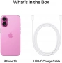 смартфон apple iphone 16 512 гб, pink (nano-sim + esim)