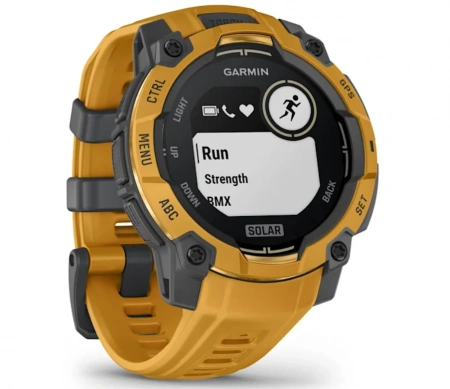 умные часы watch garmin instinct 3 45 solar sunburst with sunburst/gray band 010-02934-02