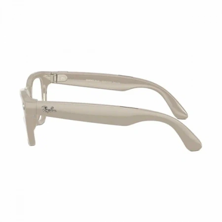 умные очки ray-ban meta skyler, rw4010 shiny chalky grey/sapphire transitions