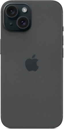 смартфон apple iphone 15 128 гб, black (nano-sim + esim)
