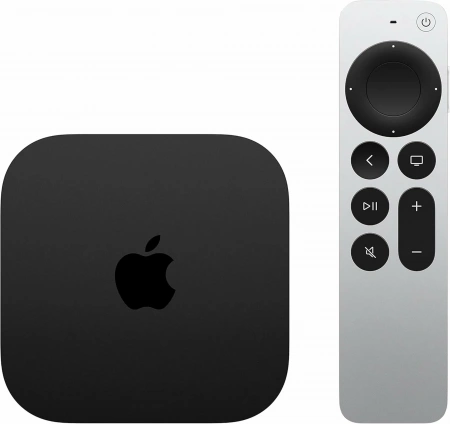 apple tv (2022)4k 128 гб, black (mn893)