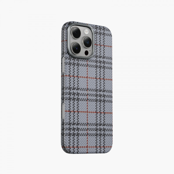 Чехол iPhone 16 Keephone Kevilar Scots Magsafe Case Natural Titanium