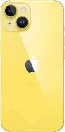 смартфон iphone 14 256 гб yellow (nano-sim + esim)