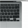 ноутбук apple macbook air 13 m1 8/256гб, space gray (mgn63)