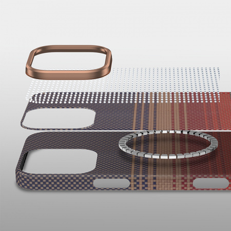 Чехол iPhone 16 Keephone Kevilar Seanova Magsafe Case Starry