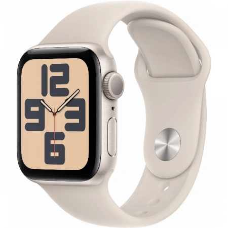 умные часы apple watch se2 (2024) 40 s/m starlight sport band