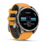 умные часы watch garmin fenix 8 51 amoled sapphire titanium spark orange 010-02905-11
