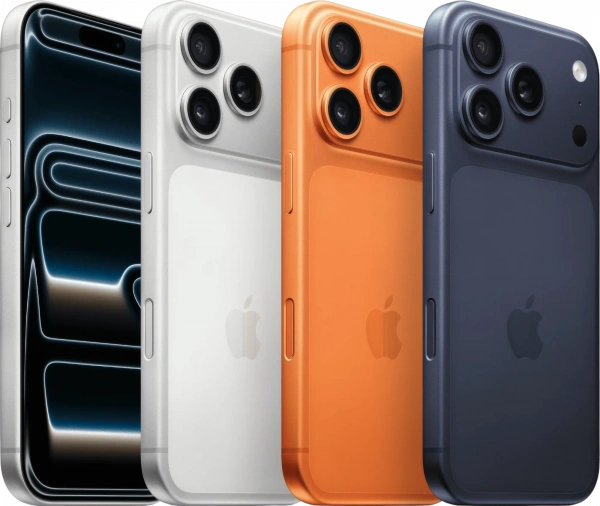 смартфон apple iphone 17 pro, 256 гб, cosmic orange (nano-sim + esim)