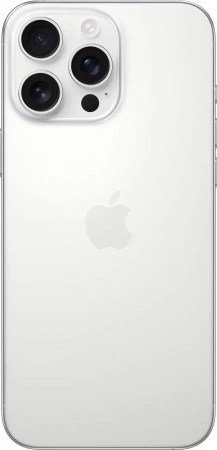смартфон apple iphone 16 pro max 256 гб, white titanium (nano-sim + esim)