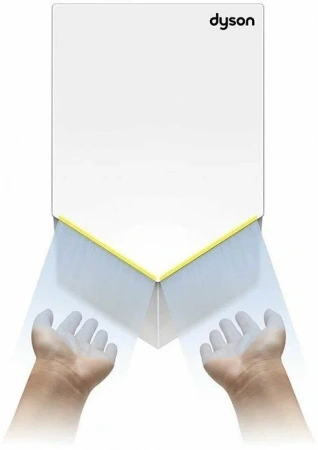 электрическая сушилка для рук dyson airblade hu02 white
