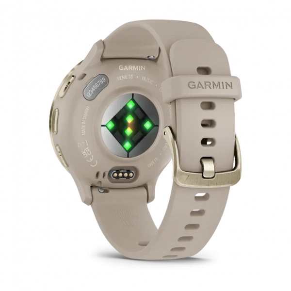 умные часы watch garmin venu 3s french gray leather band 010-02785-55