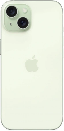 смартфон apple iphone 15 128 гб, green (nano-sim + nano-sim)