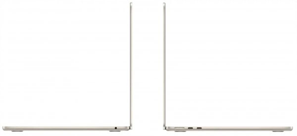 ноутбук apple macbook air 13 m2 16/256гб, starlight (mc7w4)