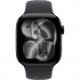 умные часы apple watch s11 46 mm jet black aluminum case with black sport band m/l