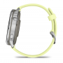 умные часы watch garmin venu 4 45 mm silver with citron silicone 010-03014-02