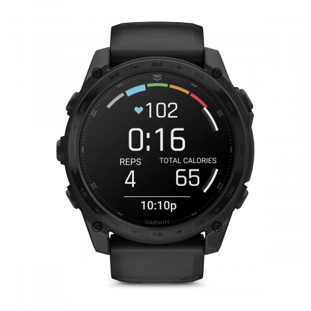 умные часы watch garmin tactix 8 47mm amoled sapphire titanium black 010-03405-01