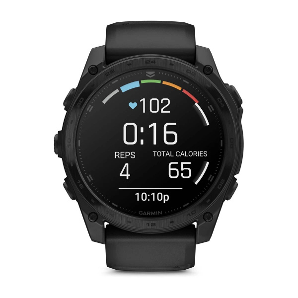 умные часы watch garmin tactix 8 51mm  solar sapphire applied ballistics elite black 010-03407-11