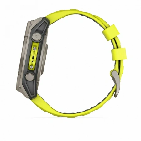 умные часы watch garmin fenix 8 51 solar sapphire titanium natural yellow band 010-02907-21
