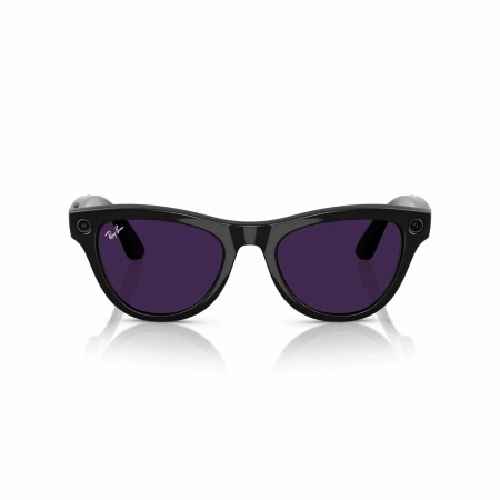 умные очки ray-ban meta skyler (l), rw4010 black/amethyst transitions