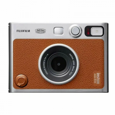 фотоаппарат моментальной печати fujifilm instax mini evo usb brown