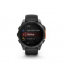 умные часы watch garmin fenix 8 47 amoled slate gray with black silicone 010-02904-00