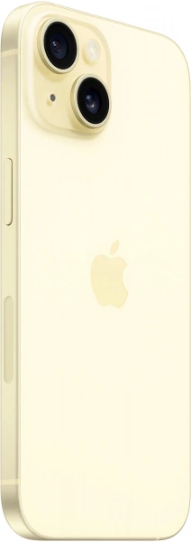 смартфон apple iphone 15 128 гб, yellow (nano-sim + esim)