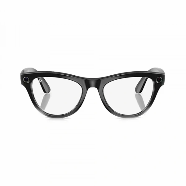 умные очки ray-ban meta skyler (m), rw4010 shiny black/transitions cerulean blue