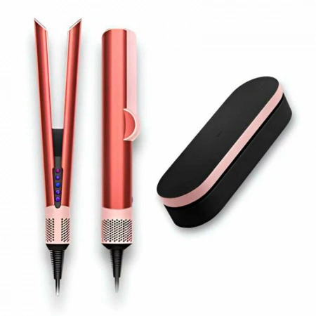 dyson ht01 airstrait straightener strawberry bronze/blush pink presentation case