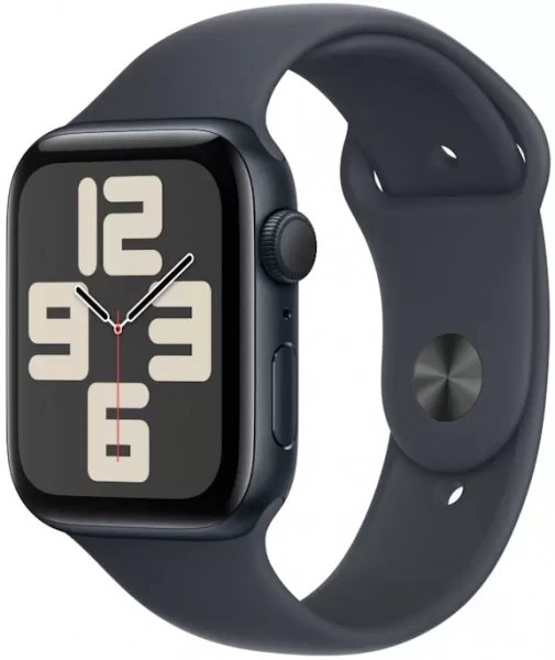 умные часы apple watch se (2024) 44 m/l midnight sport band