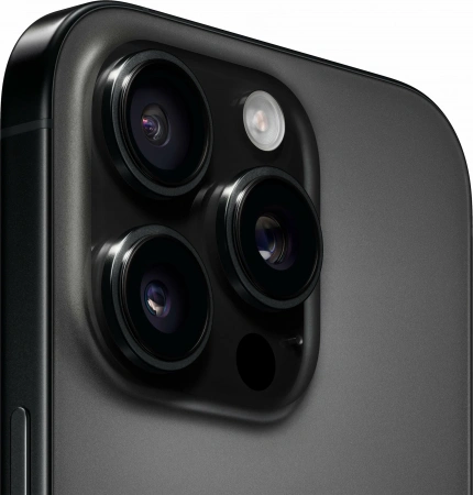 смартфон apple iphone 16 pro max 256 гб, black titanium (nano-sim + esim)