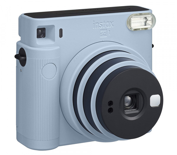 фотоаппарат моментальной печати fujifilm instax square sq1 blue (+ 10 sheets) 