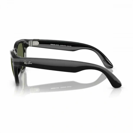 умные очки ray-ban meta skyler (l), rw4010 shiny black/g15 green