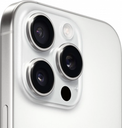 смартфон apple iphone 16 pro max 256 гб, white titanium (nano-sim + esim)