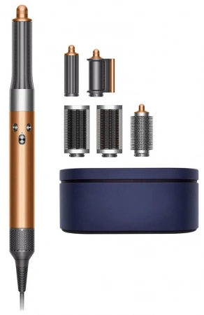 стайлер dyson hs05 airwrap long barrel nickel/copper