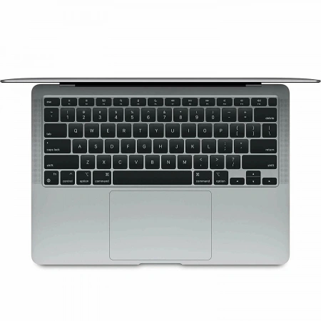 ноутбук apple macbook air 13 m1 8/256гб, space gray (mgn63)